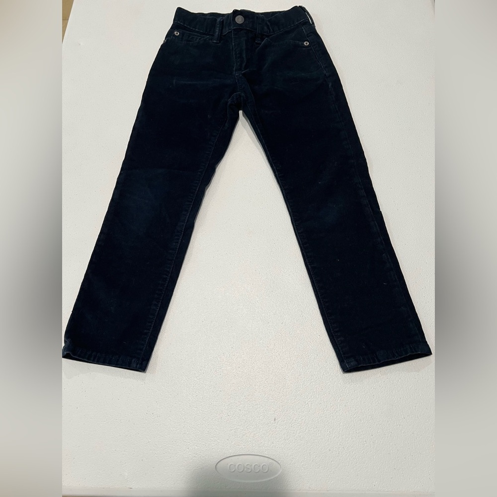 Gap boys' corduroy pants, 5 pockets with adjustable elastic Sz6. light brown